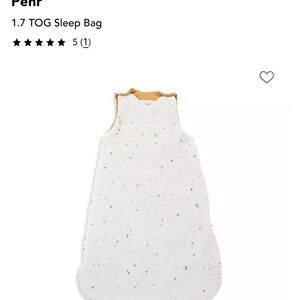 Pehr White Sleep Bag with Colorful Dots